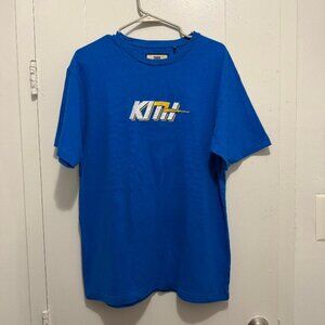 Royal Blue and Yellow Kith T Shirt Large